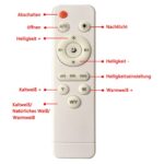 AufuN 72W LED Deckenleuchte dimmbar mit Fernbedienung – Moderne Beleuchtung für jeden Raum – Bild 5