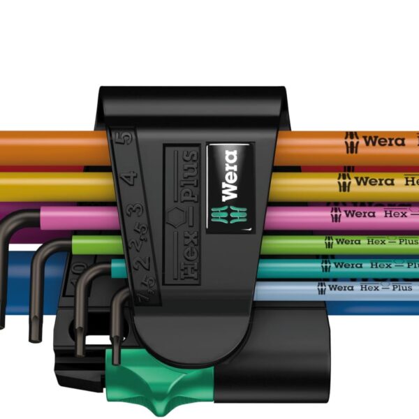 Wera Hex-Plus 950/9 Winkelschlüsselsatz metrisch – 9-teilig mit BlackLaser Kennzeichnung