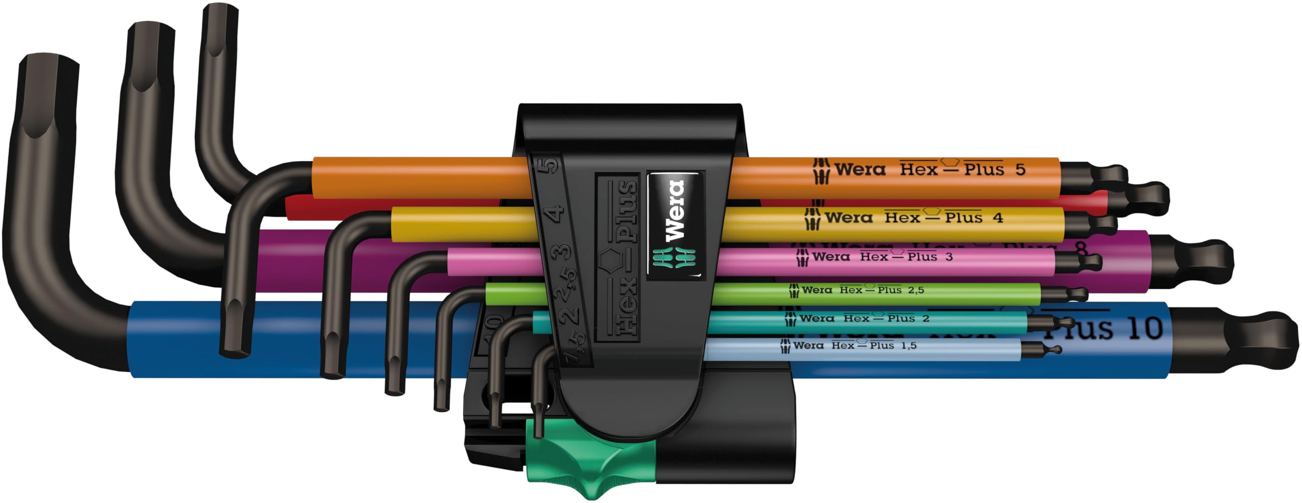 Wera Hex-Plus 950/9 Winkelschlüsselsatz metrisch – 9-teilig mit BlackLaser Kennzeichnung