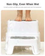 metaheim Tritthocker 2 Stufen für Kinder – Sicherer Badezimmer-Hocker mit Anti-Rutsch – Bild 6