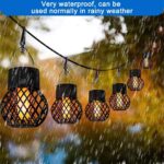 8er Set Solar-Hängeleuchten mit Clip – Automatische LED-Gartenlampen für Aussen – Bild 5