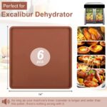 SFV Silikon-Dörrschalen 35,6 x 35,6 cm – Flexible Dehydrator-Matten für Excalibur – Bild 2