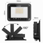 EXTRASTAR 30W LED Strahler 2er-Set – 2400 lm Warmweiss IP65 Außenbeleuchtung – Bild 4