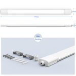ANTENLICHT 2x LED Feuchtraumleuchte 150cm – 45W, 4950 Lumen, IP65 für Werkstatt & Garage – Bild 3