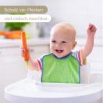KiGATEX Babylätzchen 10er Pack, 30 x 40 cm – OEKO-TEX® zertifiziert für Babys – Bild 4