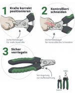 Leileipaws Krallenschneider für Hunde & Katzen – Grösse L & M für sichere Krallenpflege – Bild 2