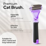 PRETTYPAW Katzenbürste für Kurz- & Langhaar – Sanfte Fellpflege mit Massageeffekt – Bild 4