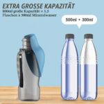 PIWOSGOL 800ml Hundetrinkflasche – Auslaufsicher & Wassersparend für Unterwegs – Bild 5
