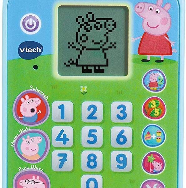 VTech Peppas Lerntelefon – Interaktives Spielzeughandy für Kinder ab 2 Jahren