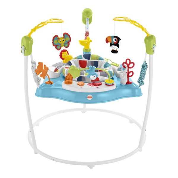 Fisher-Price Jumperedoo GWD42 – 360-Grad-Babyspringspass mit Musik & Lichtern