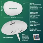 EASYmaxx 2er-Set LED Solarleuchte mit Farbwechsel – Solar Gartenleuchte IP67 für Innen & Aussen – Bild 2
