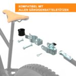 NICEDACK Fahrradanhängerkupplung – Universell für Sattelstützen 27,5–33 mm – Bild 2