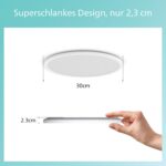 Philips Super Slim LED Deckenleuchte 30 cm – Dimmbar mit SceneSwitch für Badezimmer – Bild 2