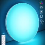 OPPEARL LED-Deckenleuchte 24W dimmbar – Smart Home Deckenlampe mit RGB Farbwechsel & App-Steuerung – Bild 4