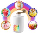 AHOSOUTLY Rasierte Eismaschine mit Edelstahl-Klingen – Schneekegel & Slushie für Familie – Bild 4
