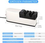 Kiseely Elektrischer Messerschärfer 5 in 1 – Profi-Diamantschärfer für Grob- & Feinschliff – Bild 2