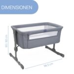 Chicco Next2Me Essential Beistellbett – Höhenverstellbares Babybett für Neugeborene 0-6 Monate – Bild 3