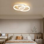 Amdelne LED Deckenlampe 50cm 2-Ringe – Dimmbar mit Fernbedienung für Wohnzimmer & Schlafzimmer – Bild 8