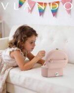 VLANDO Schmuckkästchen mit Spieluhr & Drehendem Ballerina – Schmuckbox für Mädchen ab 4 Jahren – Bild 7