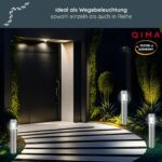 MeLiTec Solar Gartenleuchte mit Bewegungsmelder – Edelstahl Wegeleuchte IP44 für Garten & Einfahrt – Bild 8