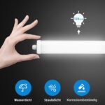 papasbox 2er Set LED Leuchtstoffröhren 120cm 40W – IP65 Feuchtraumleuchte für Werkstatt & Garage – Bild 6