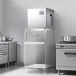 VEVOR kommerzielle Eismaschine 250 kg/Tag – Edelstahl-Kopfeinheit mit Touch-Display – Bild 8