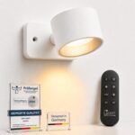 TAP LIGHT Aurora Premium LED Wandleuchte – Kabellos mit Fernbedienung & 360° Magnethalterung