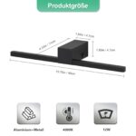 ECOBRT LED-Spiegelleuchte 40cm – 960 Lumen Badbeleuchtung mit Neutrallicht 4000K – Bild 4