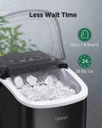 Silonn Eiswürfelmaschine – 9 Würfel in 6 Minuten, 12 kg/24h, 2 Grössen – Bild 3