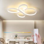 Amdelne LED Deckenleuchte Blüten-Design 42W 5300lm – Dimmbar mit Fernbedienung – Bild 8