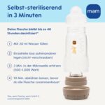 MAM Easy Start Anti-Colic Babyflasche 2x 260 ml – Brustähnlicher Sauger für Neugeborene ab Geburt – Bild 7