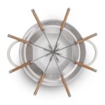 LAGRANGE Prestige Fondue 1,2 l für 8 Personen – Fonduetopf für alle Herdarten – Bild 4