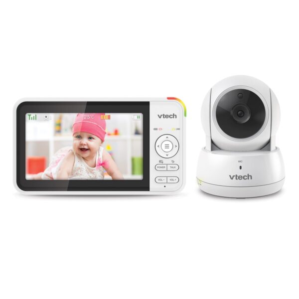 VTech VM924 Video-Babymonitor – 5" LCD-Display mit Nachtsicht & 300m Reichweite