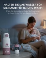 Comfyer BW01 Tragbarer Flaschenwärmer – 2-Minuten-Aufheizung, kabellos für unterwegs – Bild 9