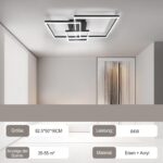 ZMH LED Deckenlampe 82 cm dimmbar mit Fernbedienung – Modernes Design für Wohnzimmer & Schlafzimmer – Bild 5