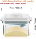 Nocsm Milchpulverspender 1L – Luftdichte Aufbewahrungsbox mit Dosierlöffel – Bild 2