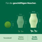 Earth Rated Leckerlihalter Gross – Interaktives Hundespielzeug aus Naturgummi für mentale Stimulation – Bild 3