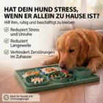 SuriPets Schleckmatte mit Napf – LFGB Silikon Lick Mat mit Saugnäpfen für Hunde & Katzen – Bild 4