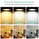 LED Einbaustrahler 230V 5W IP44 Warmweiss 6er Set – Flache Deckenspots für Badezimmer & Küche – Bild 5