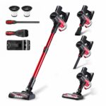 monmecd 4-in-1 Akku-Staubsauger mit HEPA-Filter – 49 Min Laufzeit für alle Böden