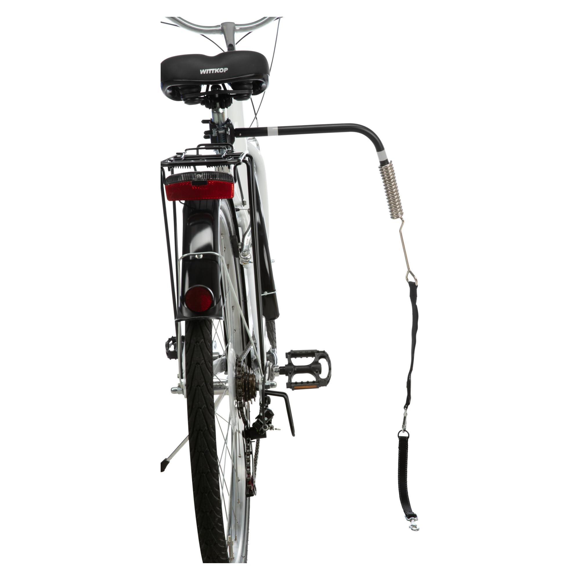 TRIXIE Hunde-Fahrradleine Biker-Set S–M – Sichere Radtouren mit kleinen bis mittleren Hunden
