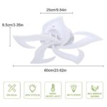 Comely LED Deckenleuchte 60W 6750lm – Blütenblatt-Design mit Kaltweiss 6500K – Bild 4