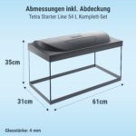 Tetra Starter Line 54 L Aquarium Komplett-Set – LED-Beleuchtung & Filter für Einsteiger – Bild 4