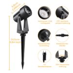 Pogestrand LED Gartenbeleuchtung 32m 10er-Set – IP65 Wasserdicht, 2000 lm, 3000K Warmweiss – Bild 3