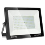 Blivrig LED Strahler 100W Außen – 10000lm Warmweiß IP66 Fluter für Garten & Hof