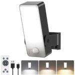 HANDSONIC LED Wandleuchte mit Bewegungsmelder – 10000 mAh Akku, Fernbedienung & 3 Farbtemperaturen