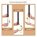10er Set Wachsfackeln mit extra langem Griff – 90-100 Min Brenndauer für Garten & Wanderungen – Bild 4