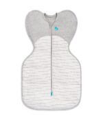 Love To Dream Swaddle UP Grösse S (3,5–6 kg) – Winterschlafsack mit Doppelreissverschluss