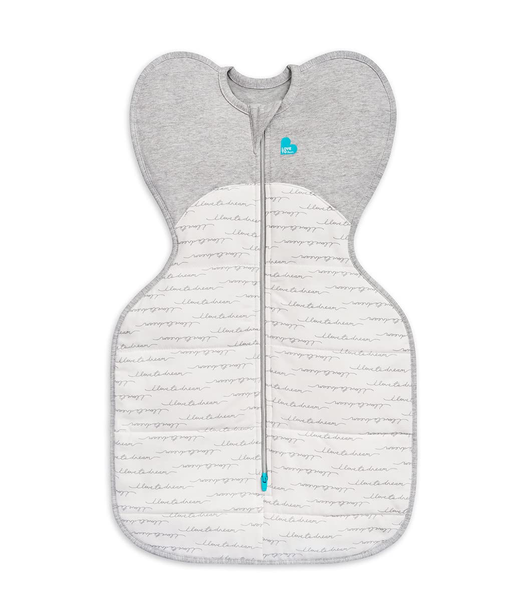 Love To Dream Swaddle UP Grösse S (3,5–6 kg) – Winterschlafsack mit Doppelreissverschluss