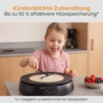 Clatronic® Crepes Maker CM 3849 – Ø 30 cm Antihaft-Backplatte mit Thermostat & Zubehör – Bild 6